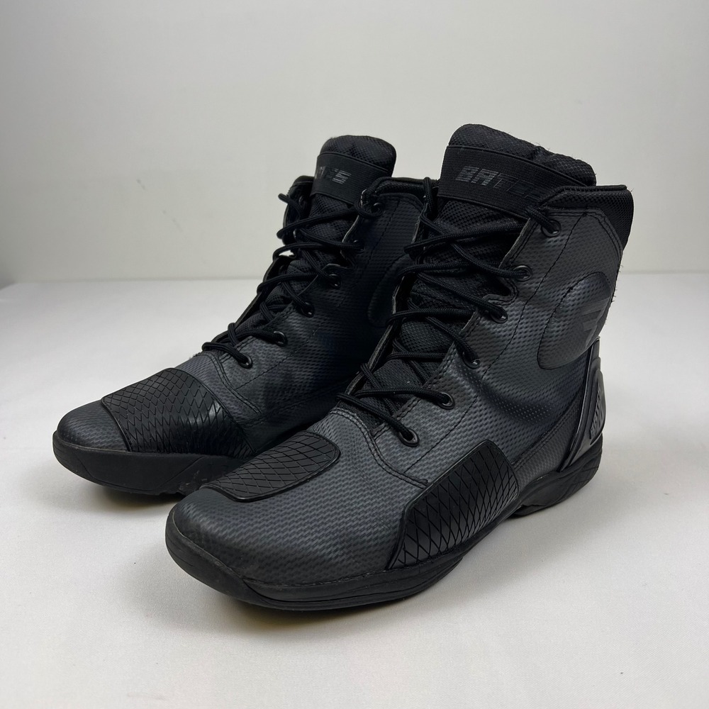 Bates Boots SP500 Adrenaline 10 Black E08801 Motorcycle Riding Excellent